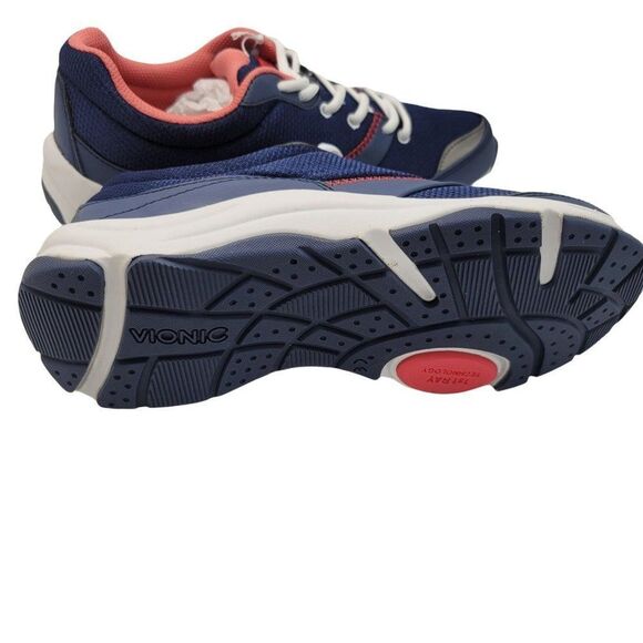 Vionic Womens Size 7 Sneakers Athetic Active New Blue Walking Shoes Running - Picture 10 of 11